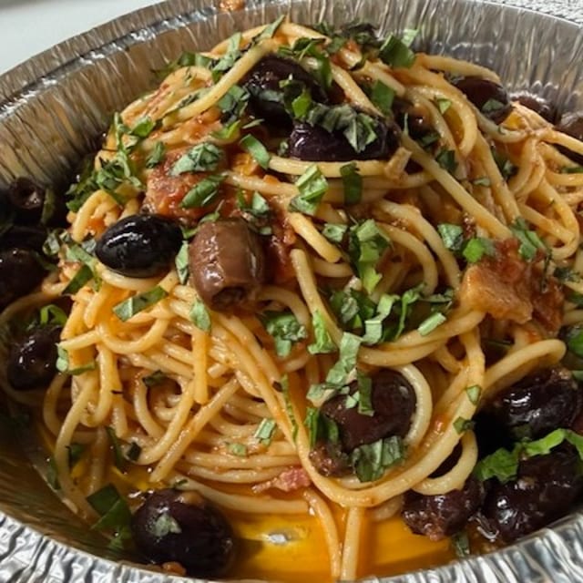 Spaghetti Amatriciana.