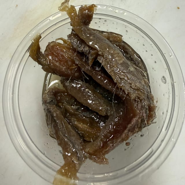 Anchovies.