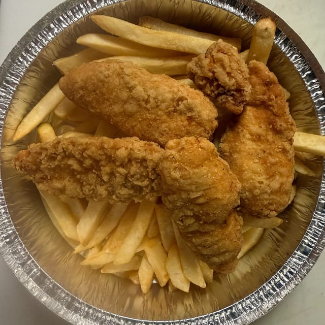 Chicken Tenders & Fries.
